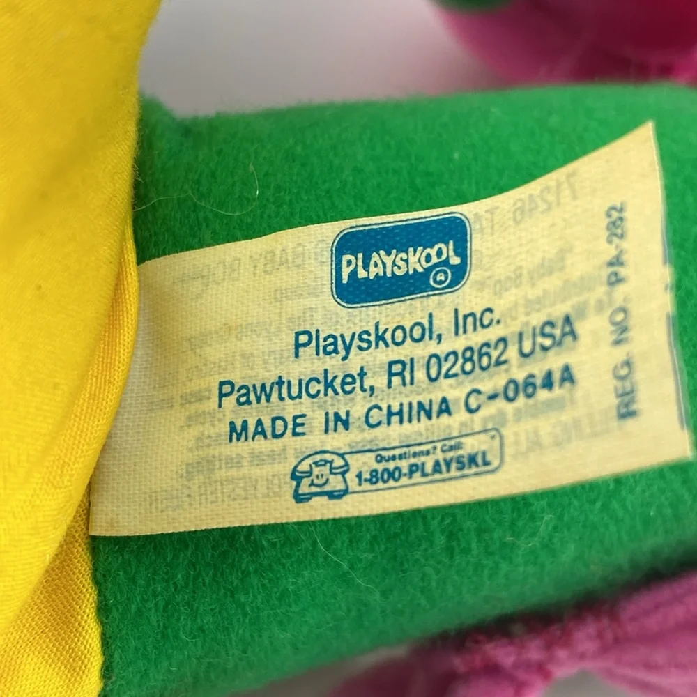 Baby Bop Barney & Friends 1992 Vintage Talk n Dress‎ Good Working Condition